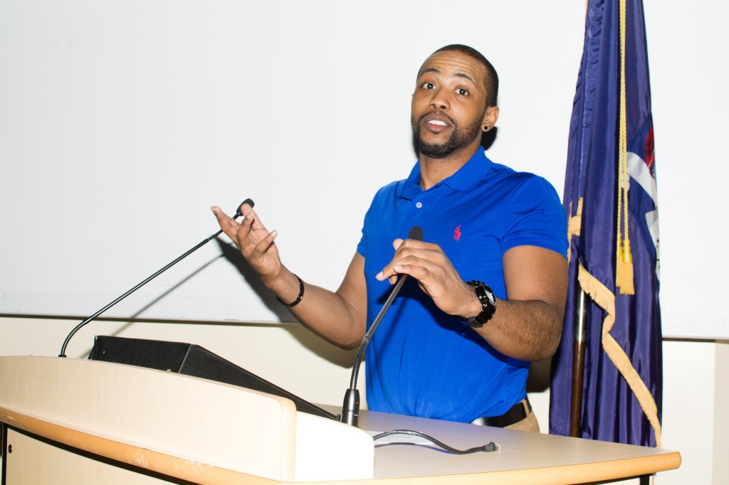 On The Podium Sharing My Thoughts